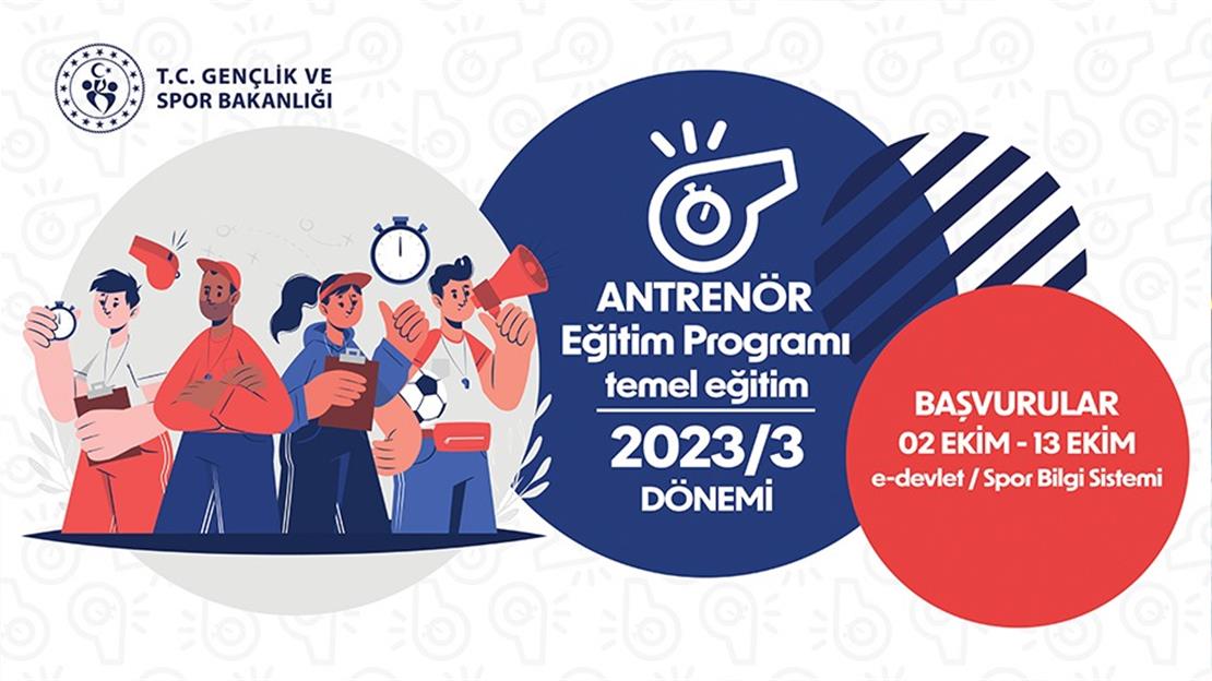 2023/3 Antrenör Temel Eğitim Programı