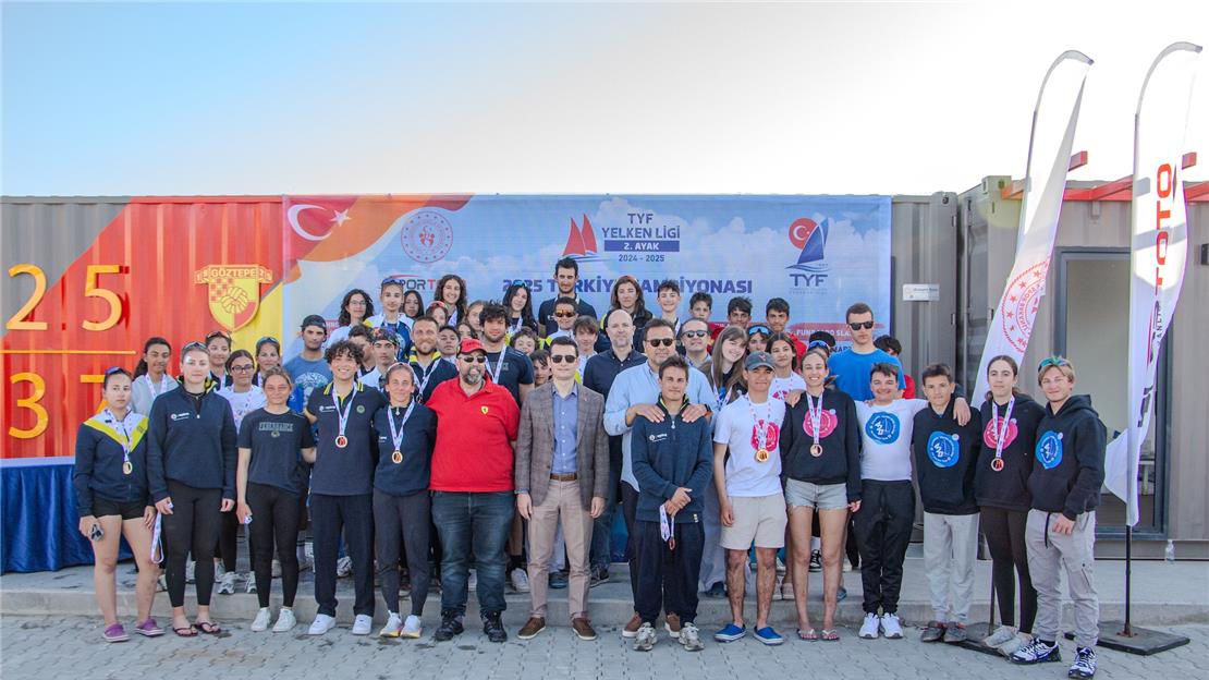 TYF Yelken Ligi 2. Ayak 420, 470 ve 29er Sınıflarının Yarışları (2025 Türkiye Şampiyonası) Sona Erdi
