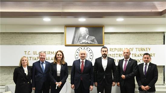 TYF Yönetim Kurulu'ndan Ulaştırma ve Alt Yapı Bakanı Sayın Adil Karaismailoğlu'na ziyaret unique